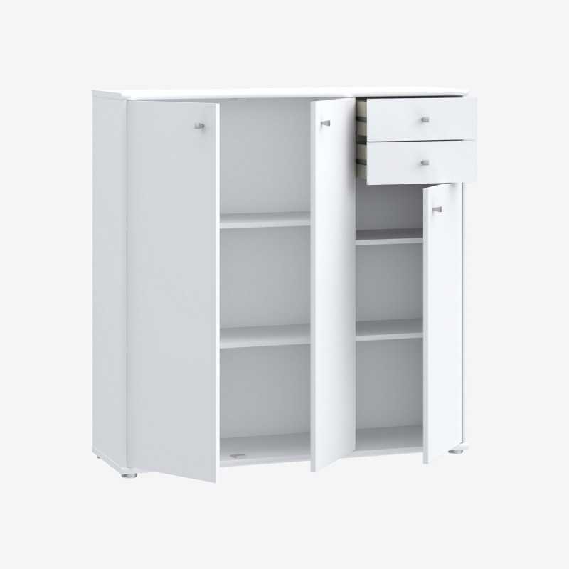 Vue de trois-quarts de l'armoire BOBOOK