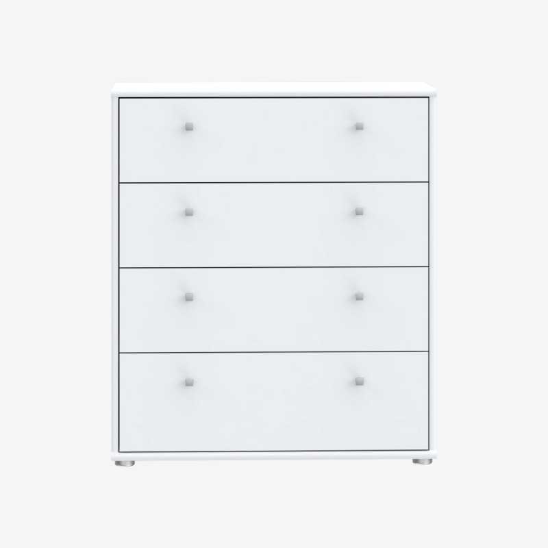Vue de trois-quarts de la commode BOBOOK