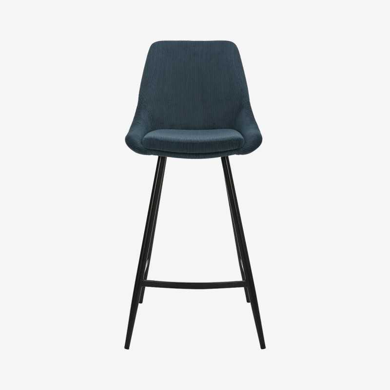 Vue de trois-quarts du tabouret snack CARMEN
