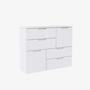 Commode 2 portes 4 tiroirs - FIONA