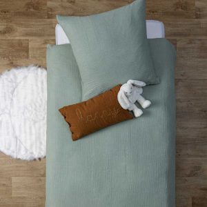 Housse de couette gaze de coton 140x200 cm - FLORA