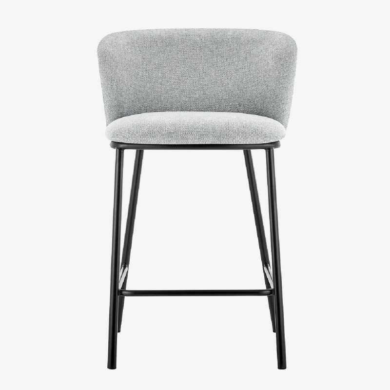 Vue de trois-quarts du tabouret RALPH