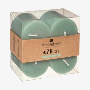 Set de 4 bougies - RUSTIC