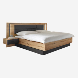 Lit adulte avec chevets 160x200 cm - BILBAO