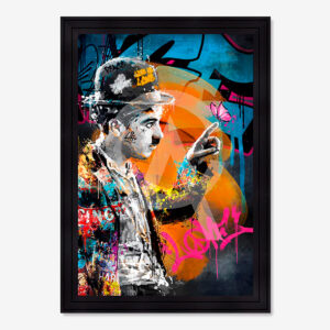 Charlie Chaplin et le papillon - ROMARIC
