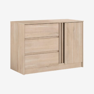Commode 1 porte 3 tiroirs - PRISTINA