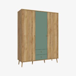 Armoire 3 portes 2 tiroirs - FOLIA