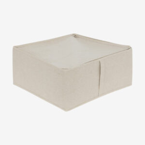 Housse de rangement souple 45x45 cm beige - DRESSY