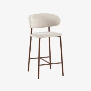 Tabouret snack pieds noyer - ROSAE
