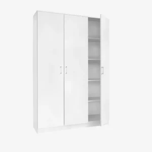 Armoire 3 portes avec 8 tablettes – ROSALINE